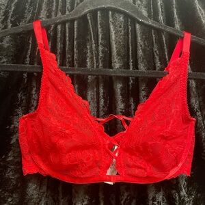 Red Lace Bra